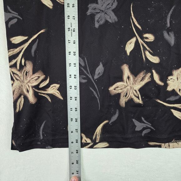 All in Motion Polo Shirt Mens Moisture Wicking Floral Golf Shirt Small 0611 - Picture 10 of 10